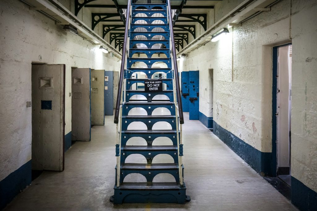 Beechworth Gaol Interior in Victoria Australia