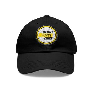 Blunt Force Media Branded | Dad Hat with Leather Patch (Round)