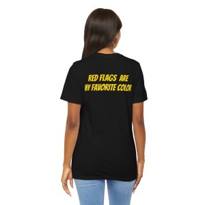 Blunt Force Media "Red Flags are My Favorite Color" | Unisex Jersey Short Sleeve Tee